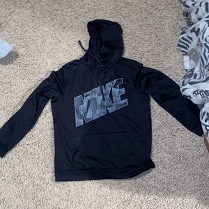 Black Therma-Fit Nike hoodie